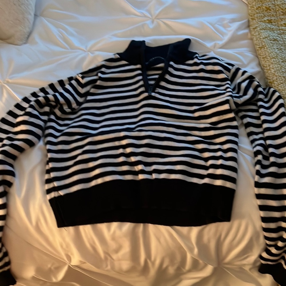 Navy Striped Brandy Melville Sweater